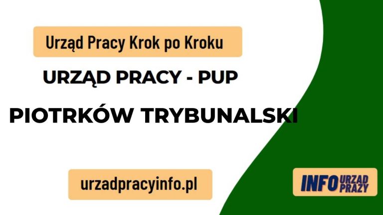 【PUP Piotrków Trybunalski】| Rejestracja i kontakt w Urząd Pracy